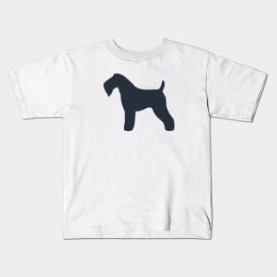 Kerry Blue Terrier Silhouette Kids T-Shirt